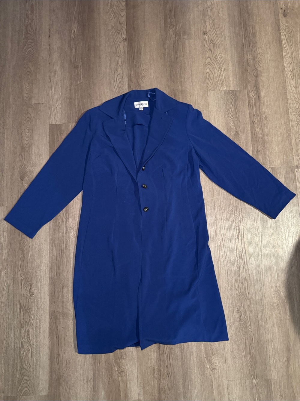 Danny & Nicole Royal Blue Long Blazer Jacket